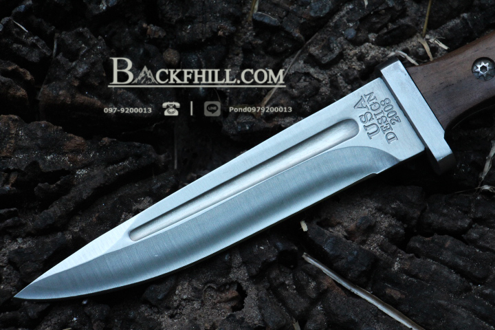 มีดใบตายด้ามไม้ BUCK Model.2008 OEM พร้อมซอง