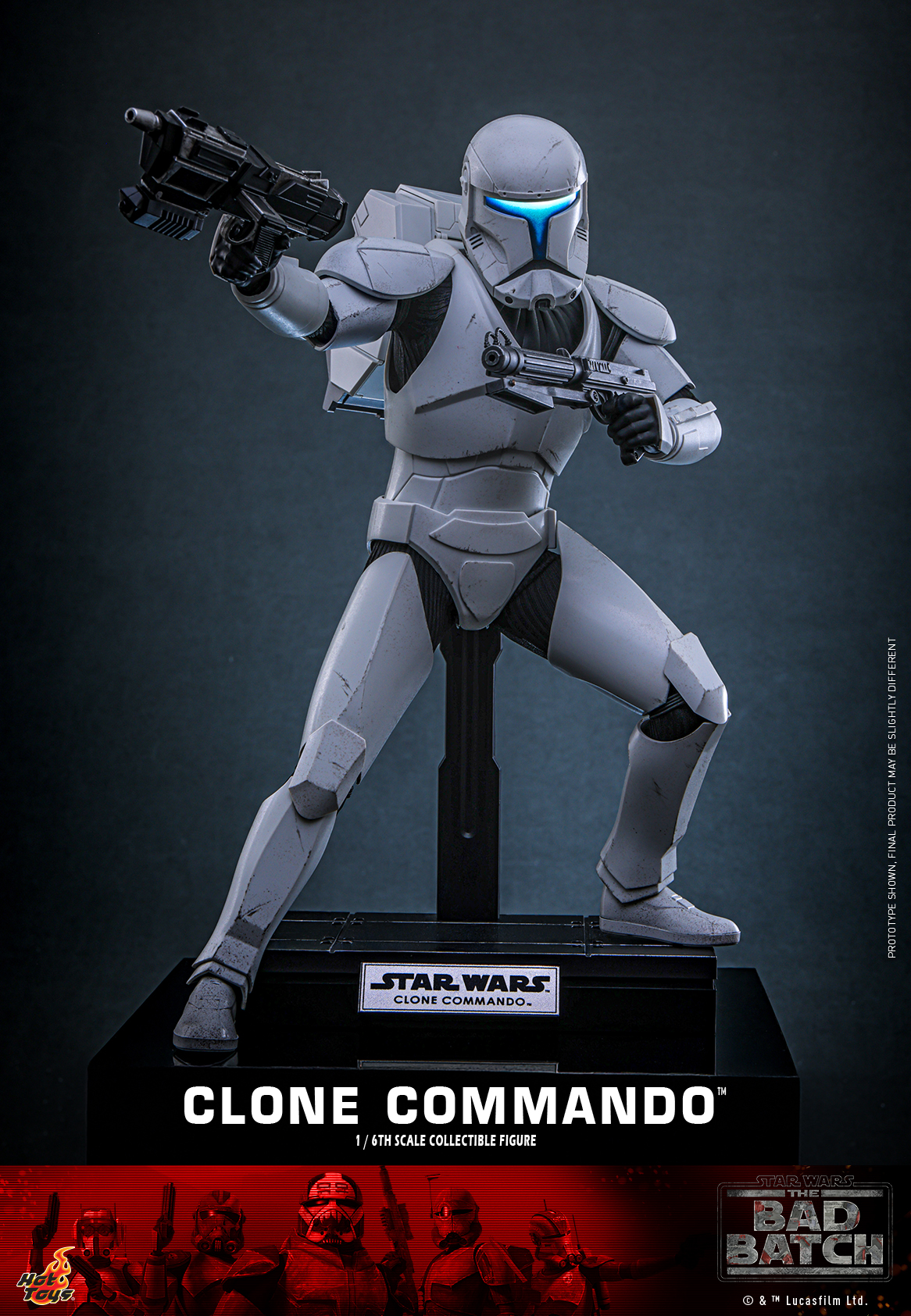 Hot Toys TMS131 Star Wars: The Bad Batch - Clone Commando