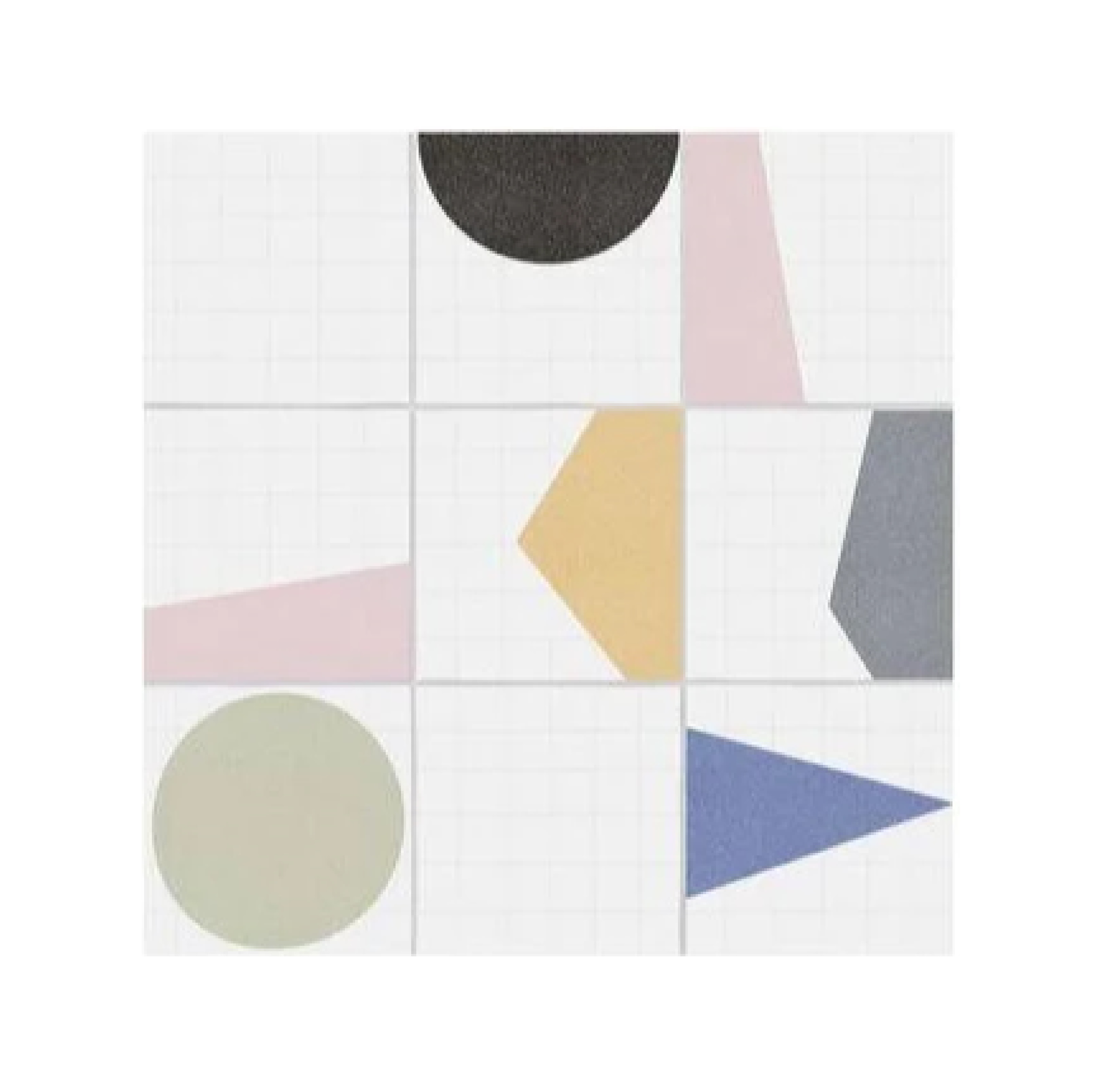 กระเบื้องพื้นขัดขอบ COTTO รุ่น ทอยบ็อกซ์ มิกซ์ ขนาด 40 x 40 ซม. (กล่อง 6 แผ่น) สีขาว Random