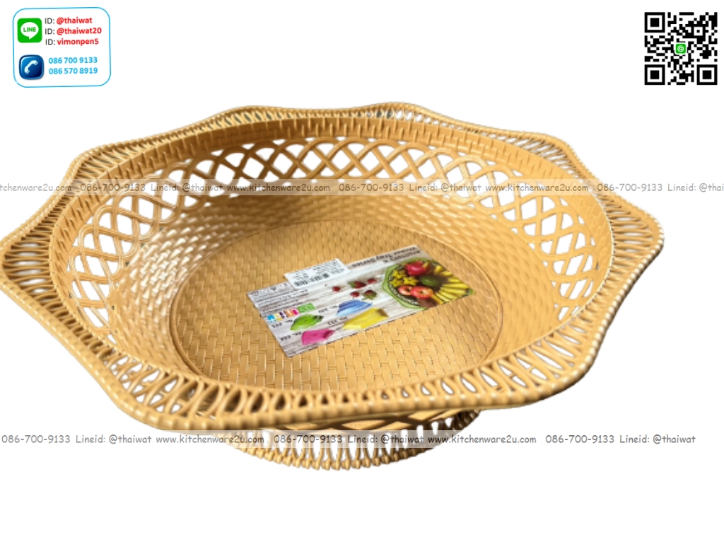 P10165 ตะแกรงทรงพาน (33*33*10 cm) ดีไซน์ใหม่ No.330 ราคาส่งต่อ 1 โหล: 12 อัน (ขายส่งทุกอย่าง 20 บาท)