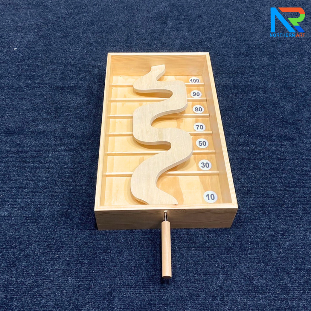 เกมส์บาลานซ์บอล BALANCE GAME ขนาด (W)32 x (L)55 x (H)10 cm. วัสดุไม้จริง สีธรรมชาติ พร้อมลูกบอลไม้ 2 ลูก