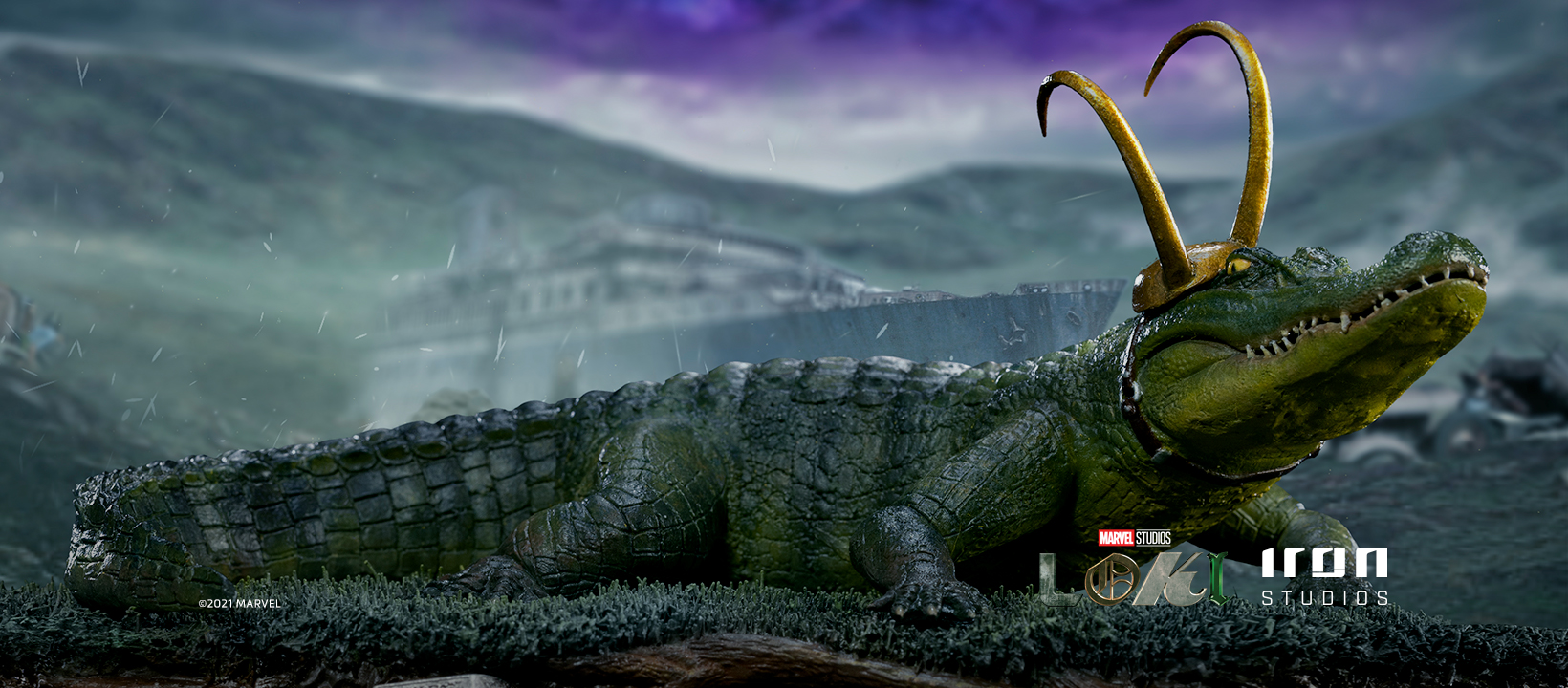 Iron Studios Art Scale 1/10 Loki - Alligator Loki