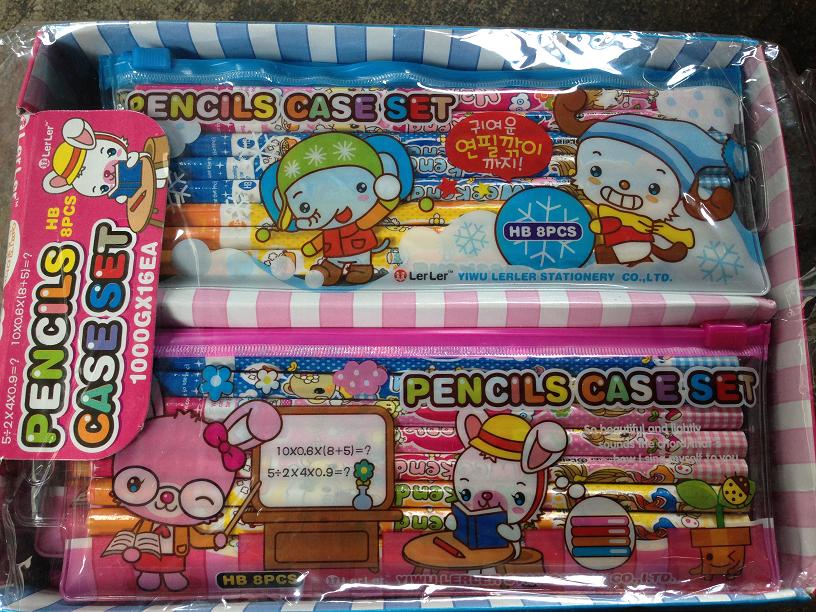 P02240 ดินสอไม้1X8กระเป๋าใส ราคาส่งต่อ 16 ชุด:ชุดละ 15 บาท 180 บ/โหล ส่ง 15 บาท ขายส่งทุกอย่าง 20 บาท