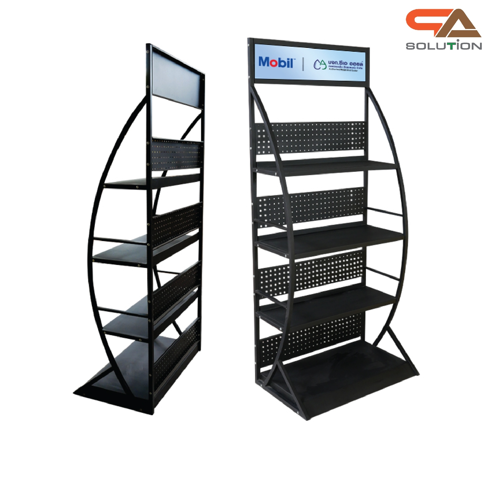 ชั้นวางสินค้าเหล็ก 4ชั้น สีดำขนาด(W)70 x (D)45 x (H)170 cm.(ถอดประกอบได้) แข็งแรง รับน้ำหนักได้ดี