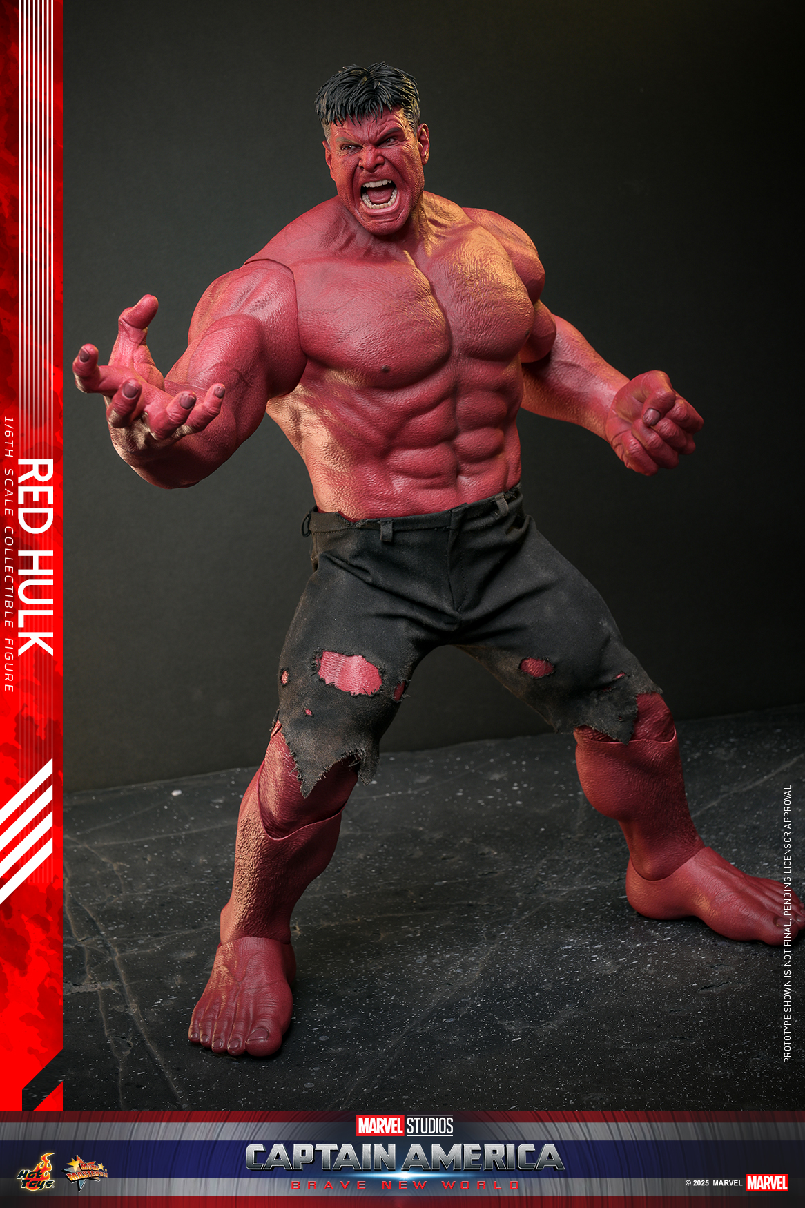 Hot Toys MMS797 Captain America: Brave New World - Red Hulk