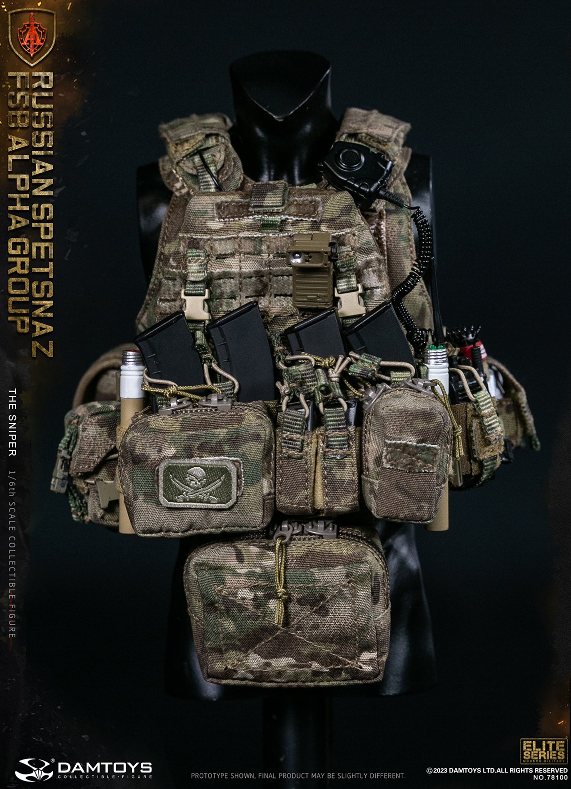 DAMTOYS 78100 1/6 RUSSIAN SPETSNAZ FSB ALPHA GROUP - THE SNIPER