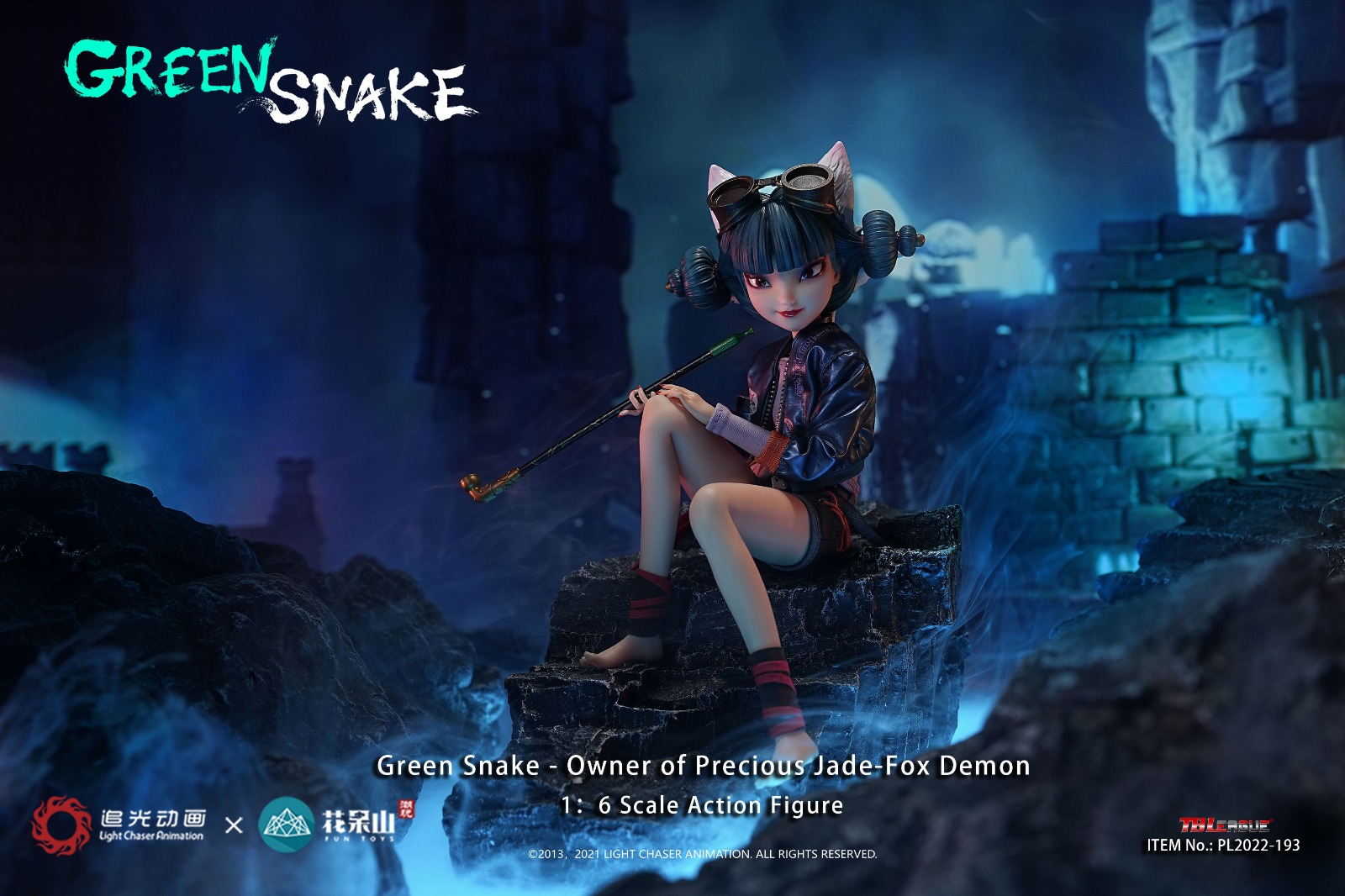 TBLeague PL2022-193 PL2022-194 1/6 Green & White Snake - Owner of Precious Jade-Fox Demon