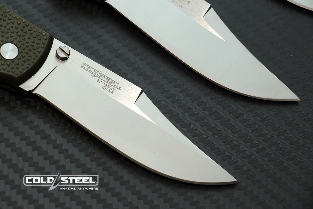 มีดพับนายพราน cold steel รุ่น DOUBLE SAFE HUNTER ใบมีด 8cr13 Mov ทรงโบวี ( AAA ) ด้ามดำ