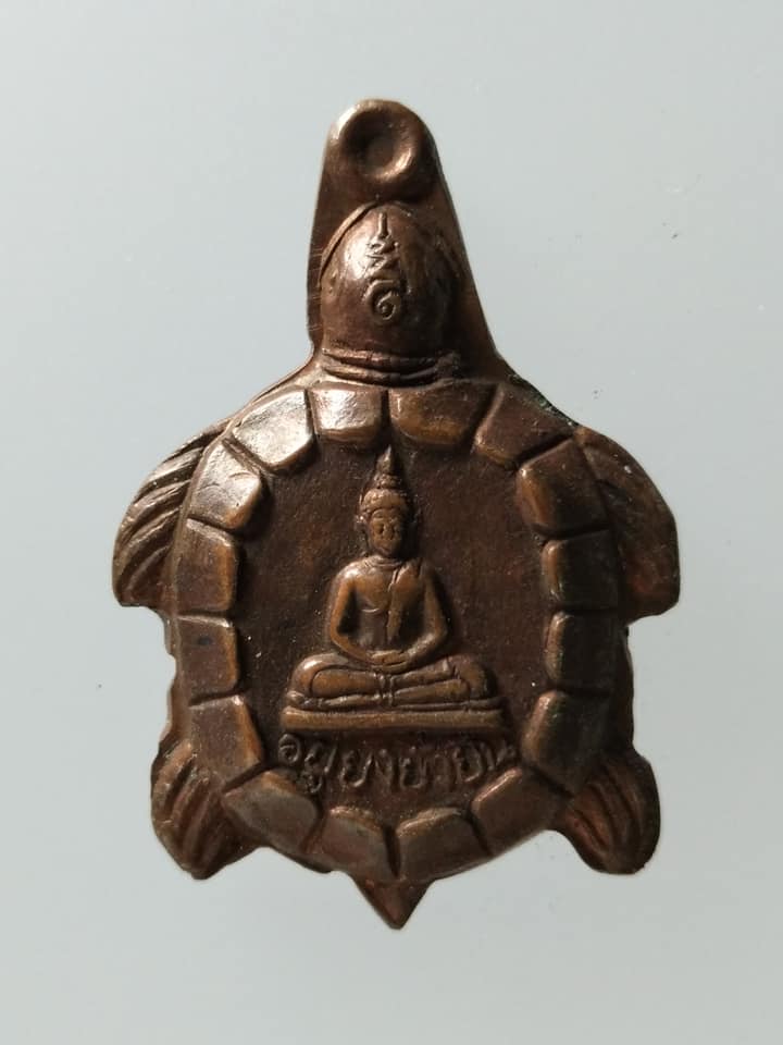 C142 เหรียญพญาเต่าเรือน อยู่ยงยั่งยืน หลวงปู่คำ วัดหนองแก ประจวบคีรีขันธ์ ปี2534