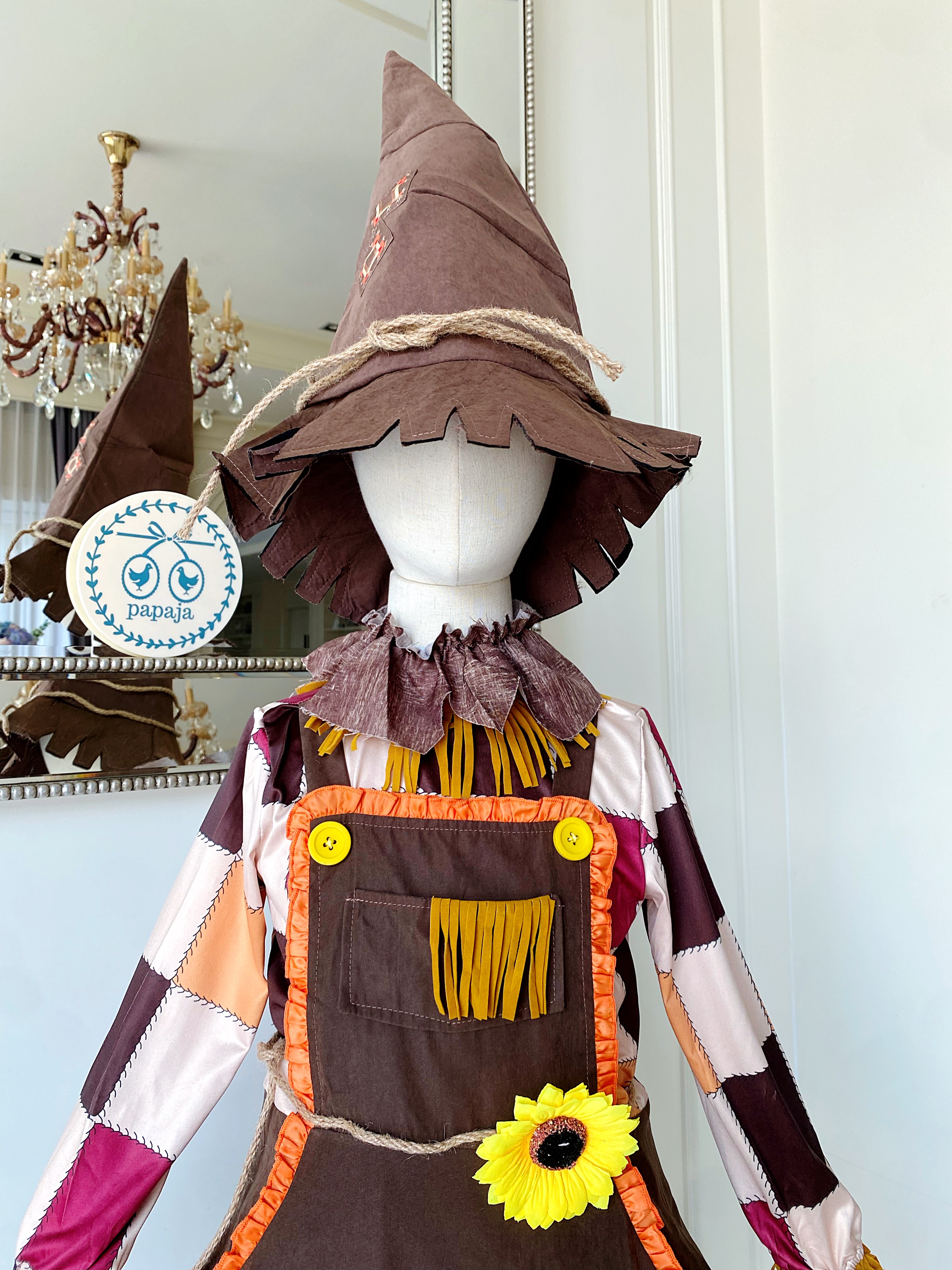 (HW) ชุดฮาโลวีน&คอสเพลย์ ชุดเอลฟ์ รุ่นสีเอิร์ธโทน (Elf) พร้อมหมวก ถุงเท้าและของตกแต่ง