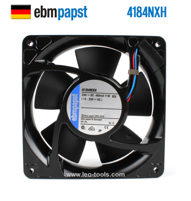 Ebmpapst 4184NXH 12038 24V 11W พัดลมระบายความร้อนทนอุณหภูมิสูง