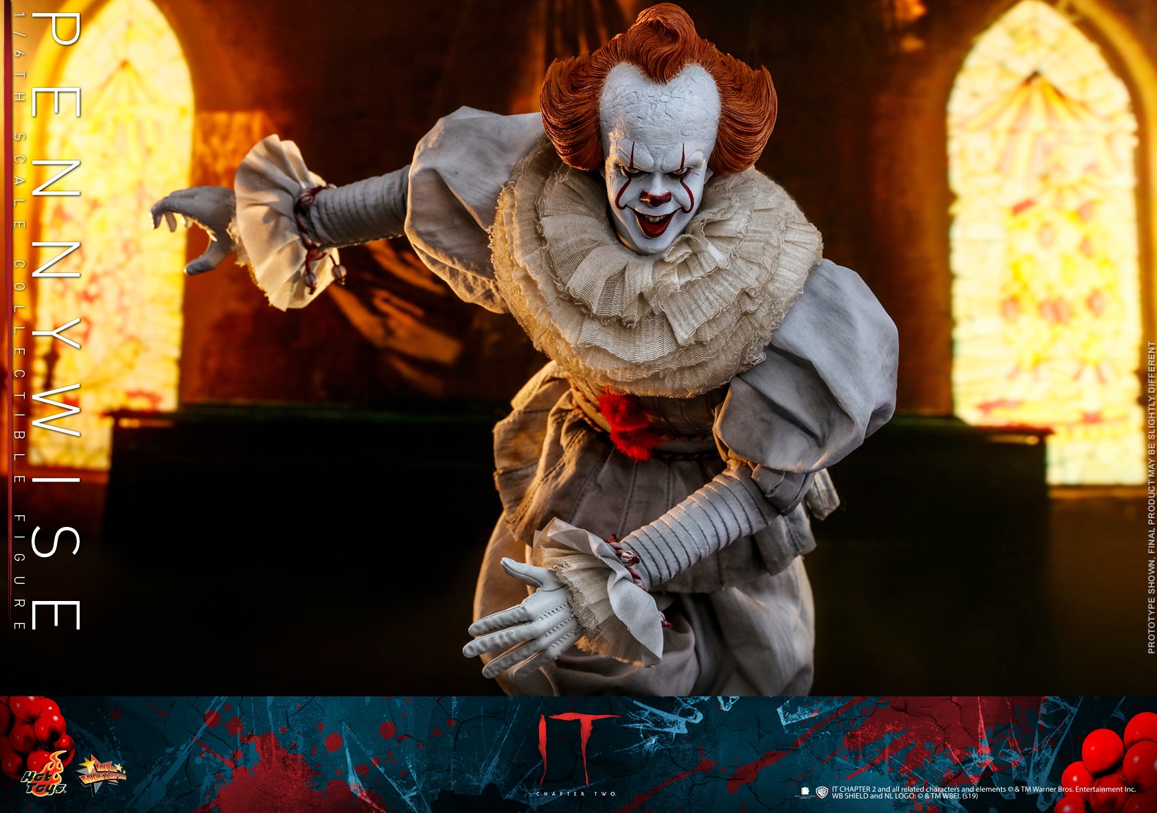 Hot Toys MMS555 IT: Chapter Two 1/6 Pennywise