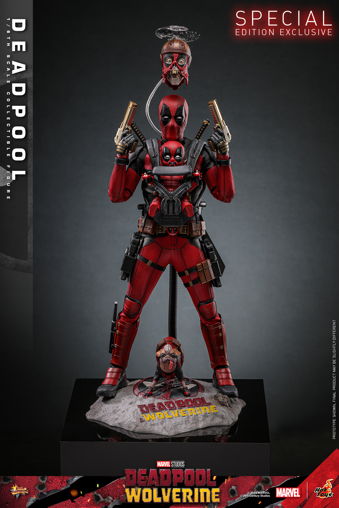 Hot Toys MMS746B Deadpool & Wolverine - Deadpool (Special Edition)