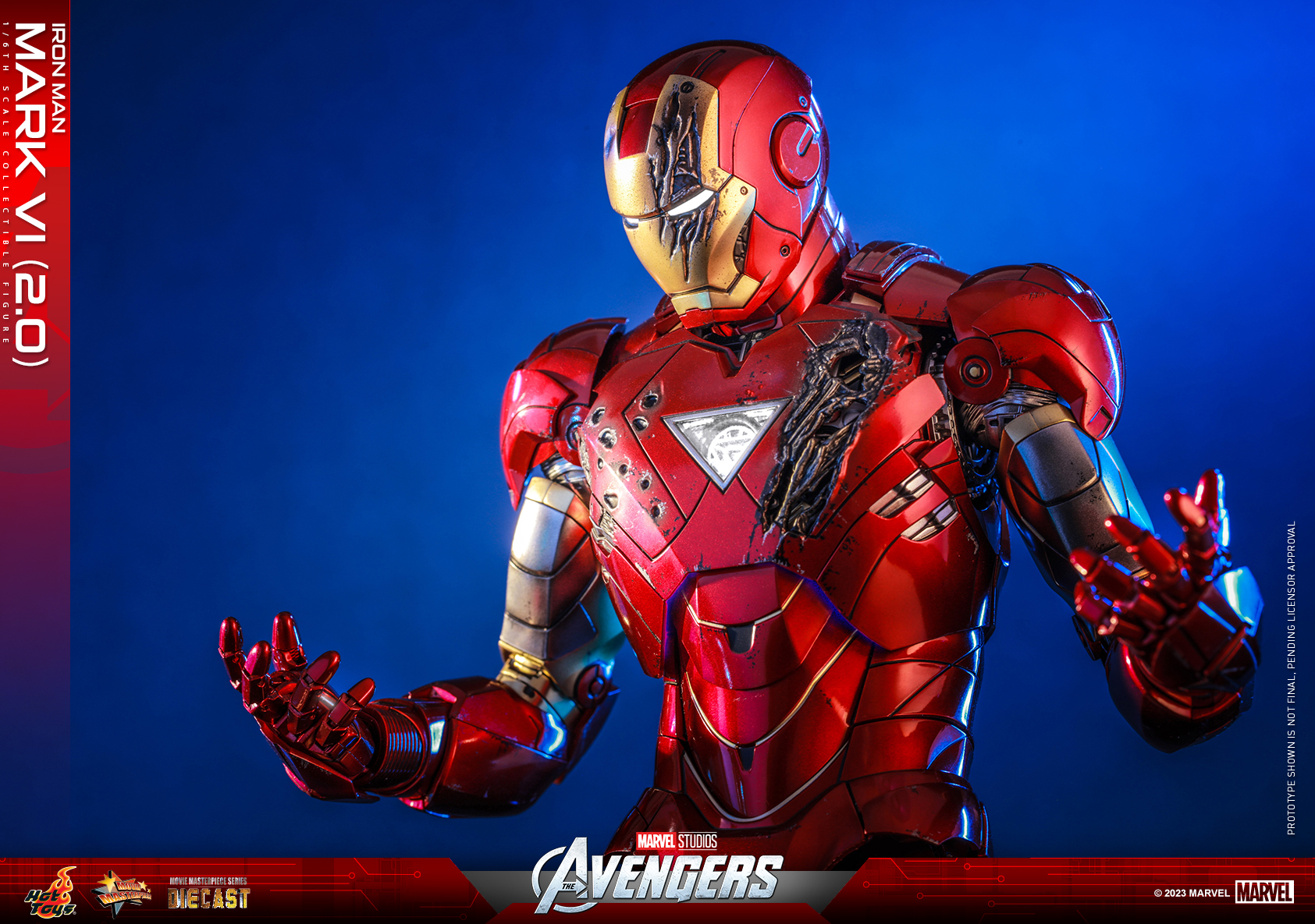Hot Toys MMS687D52 1/6 The Avengers - Iron Man Mark VI (2.0)