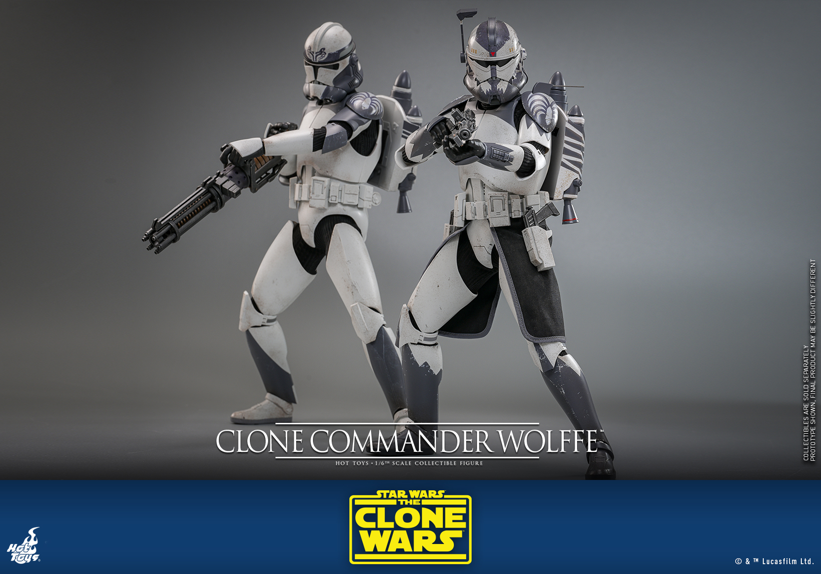 Hot Toys TMS141 Star Wars: The Clone Wars - Clone Commander Wolffe