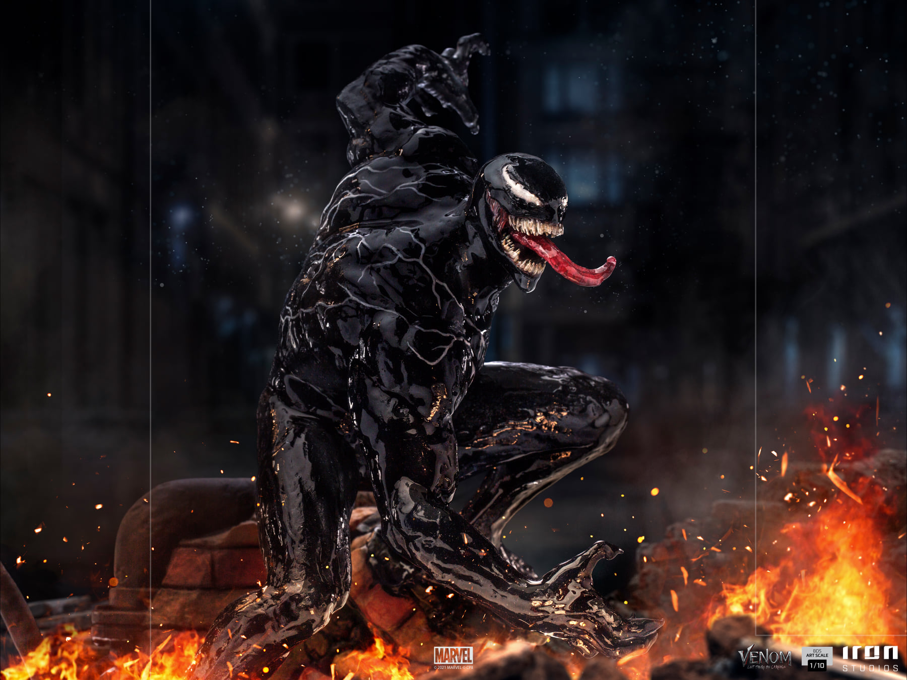 Iron Studios BDS Art Scale 1/10 Venom: Let There Be Carnage - Venom
