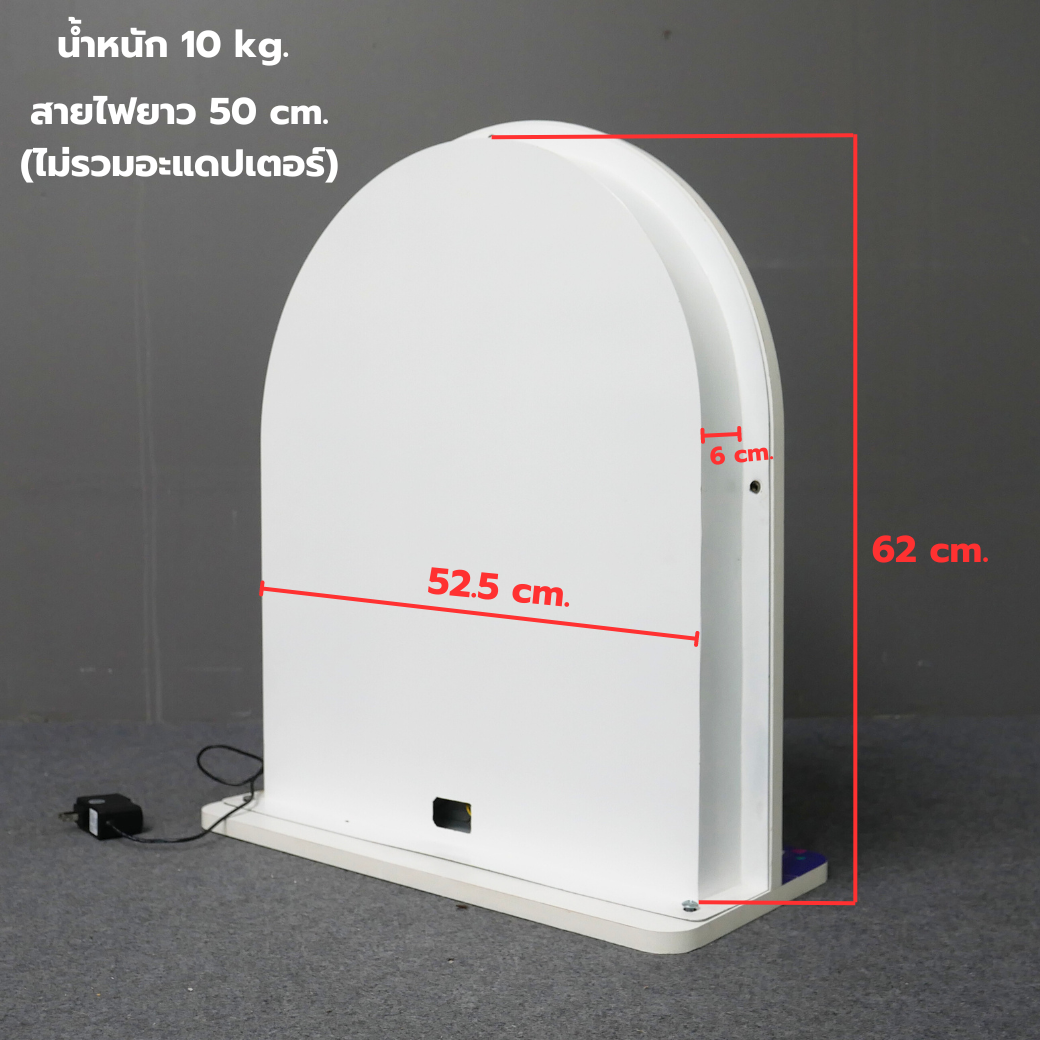 เกมส์วงล้อไฟฟ้าตั้งโต๊ะ แบบปุ่มกดแรนดอม ไฟวิ่งวนพร้อมเสียง ขนาด (W)58 x (D)25 x (H)65 ซม.