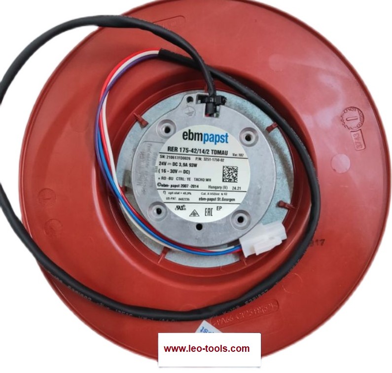 EBM-Papst Model: RER 175-42/14/2 TDMAU