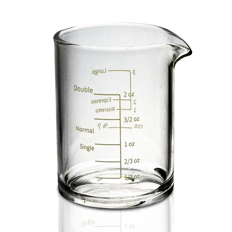 แก้วช็อตกาแฟ แก้วตวงมีปากเท 2 ออนซ์