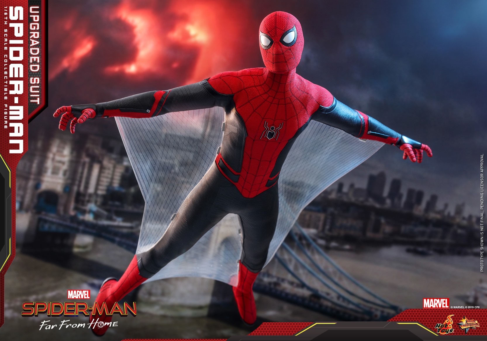 Hot Toys MMS542 Spider-Man: Far From Home - Spider-Man (Upgraded Suit)