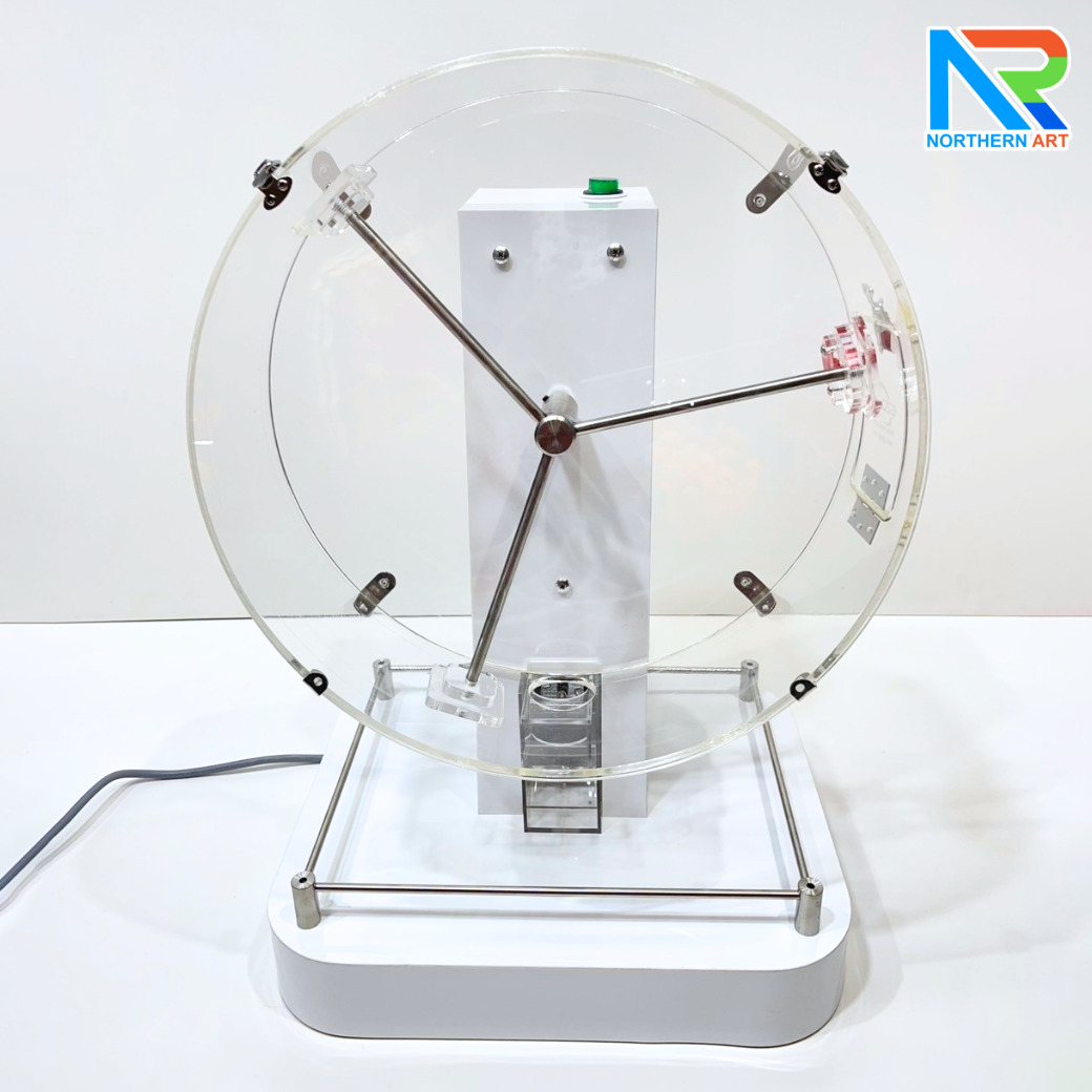 เกมส์หมุนบอลไฟฟ้า ตั้งโต๊ะ ขนาด (W)40 X (L)33 X (H)60 cm. หมุนได้ 360 องศา (ไม่รวมลูกบอล)