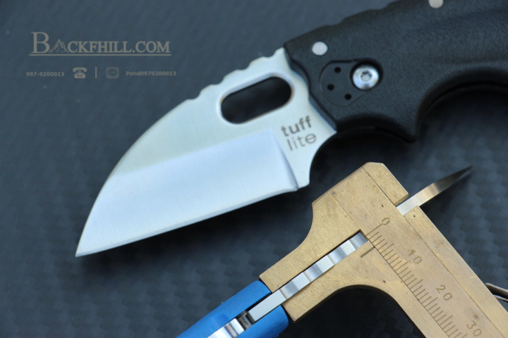 cold steel No.TUFF LITE ใบมีด JAPANESE STEEL AUS8A ( AAA ) สีดำ