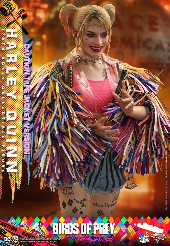 Hot Toys MMS566 Birds of Prey 1/6 Harley Quinn (Caution Tape Jacket Version)