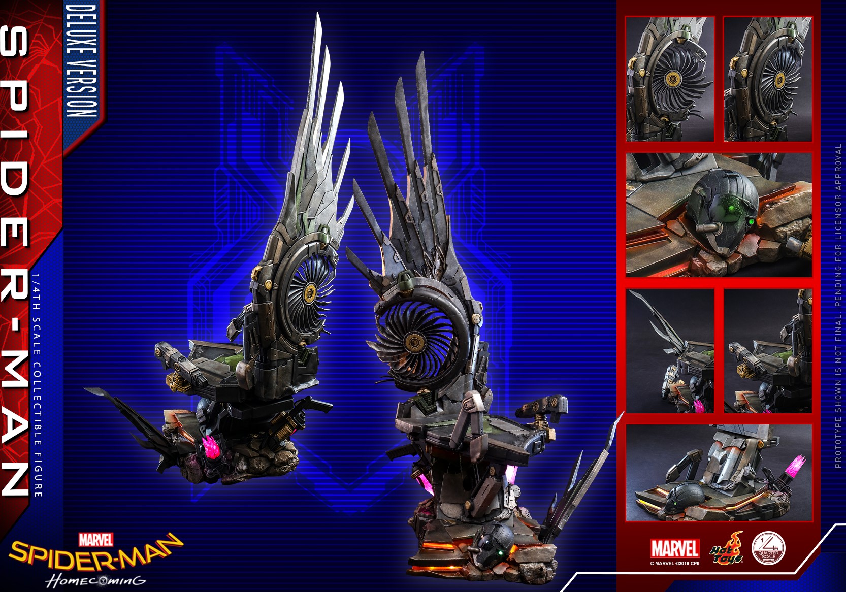 Hot Toys QS015 Spider-Man: Homecoming 1/4 Spider-Man (Deluxe Version)