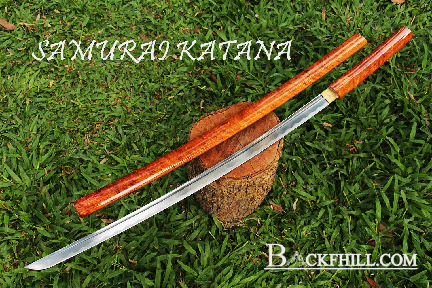 ดาบคาตานะ ดาบซามูไร KAWASHIMA STEEL. ขนาดความยาวรวม 40 นิ้ว