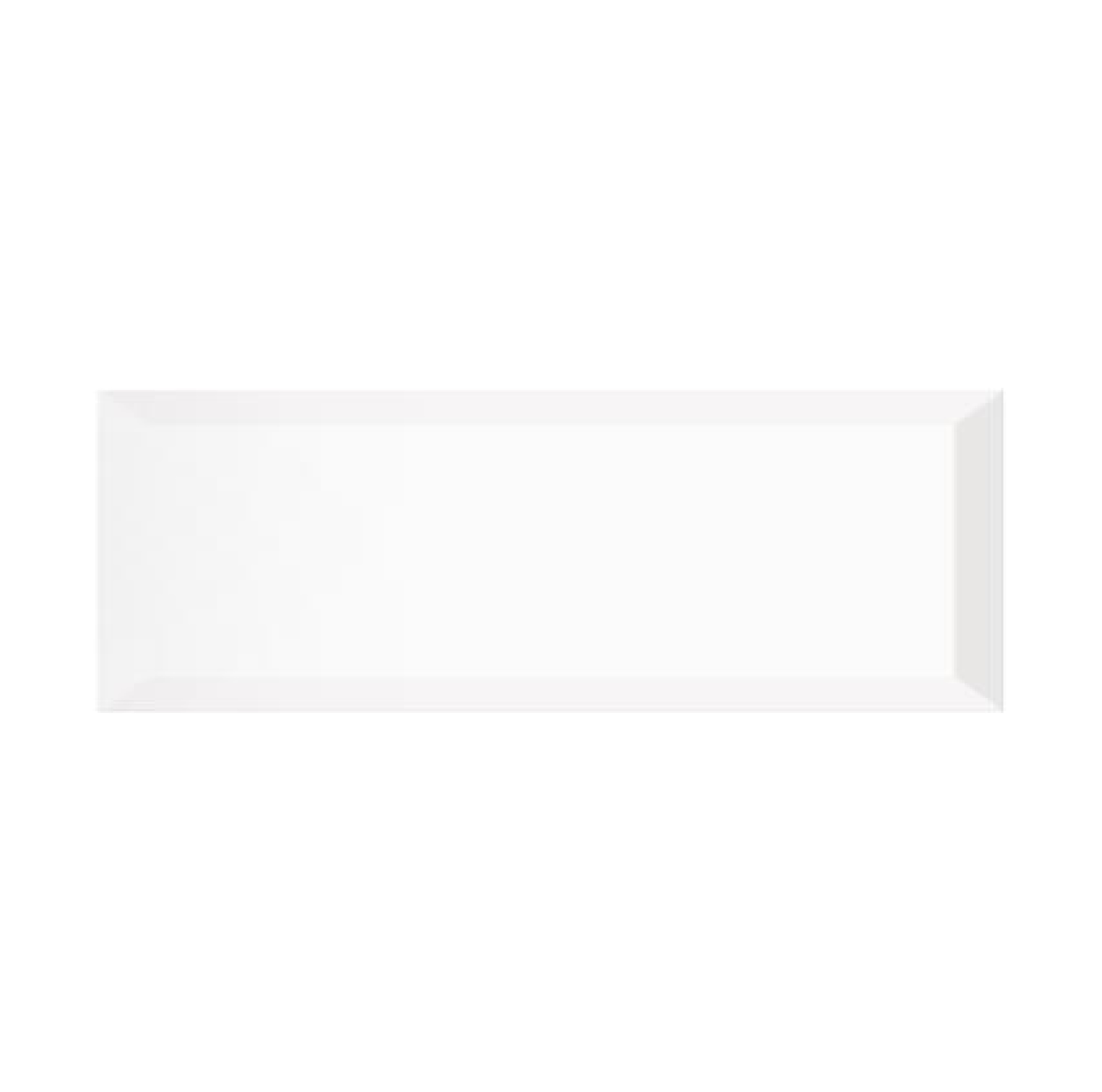 กระเบื้องผนัง KASSA รุ่น Glossy White Bevel ขนาด 10 x 20 ซม. (กล่อง 50 แผ่น) สีขาว