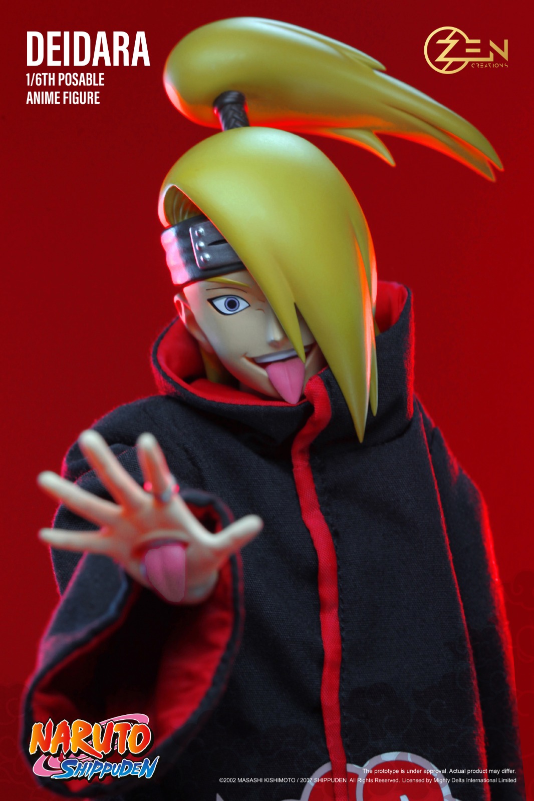 Zen Creations PAF004S Posable Anime Figure (PAF) Deidara (Standard Version)