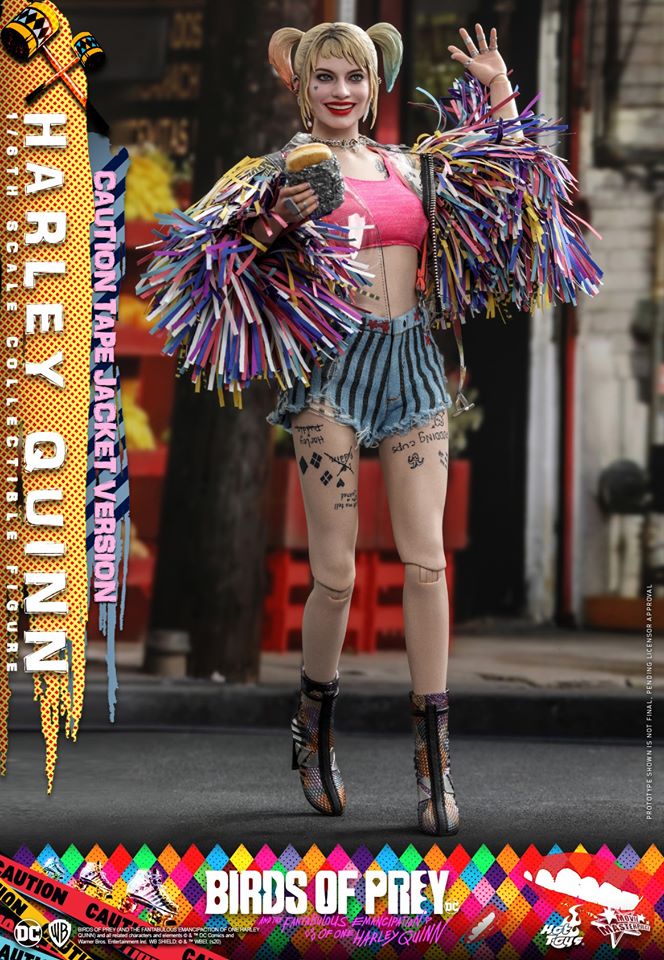Hot Toys MMS566 Birds of Prey 1/6 Harley Quinn (Caution Tape Jacket Version)