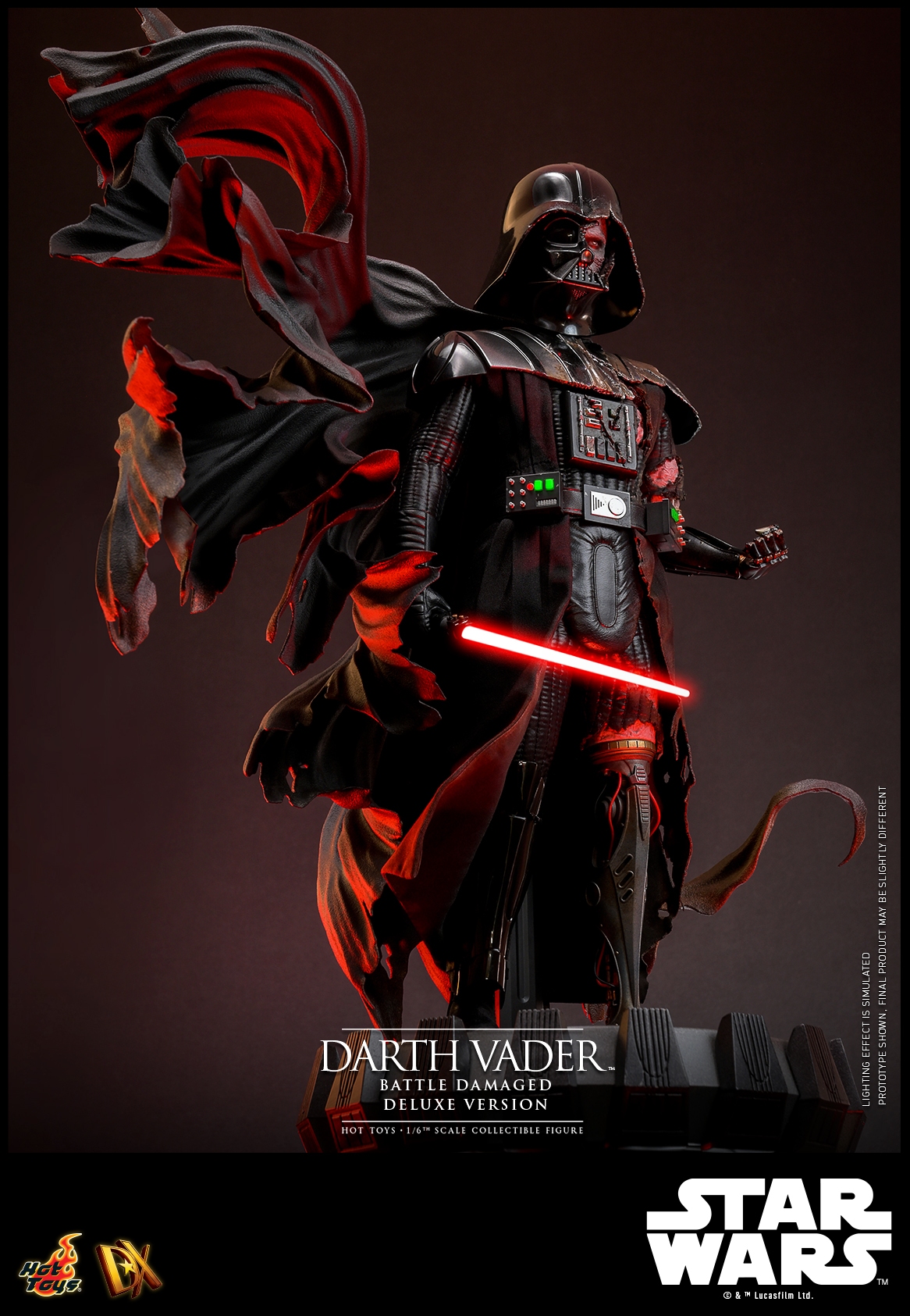 Hot Toys DX45B Star Wars - Darth Vader (Battle Damaged) (Deluxe Version) (Special Edition)