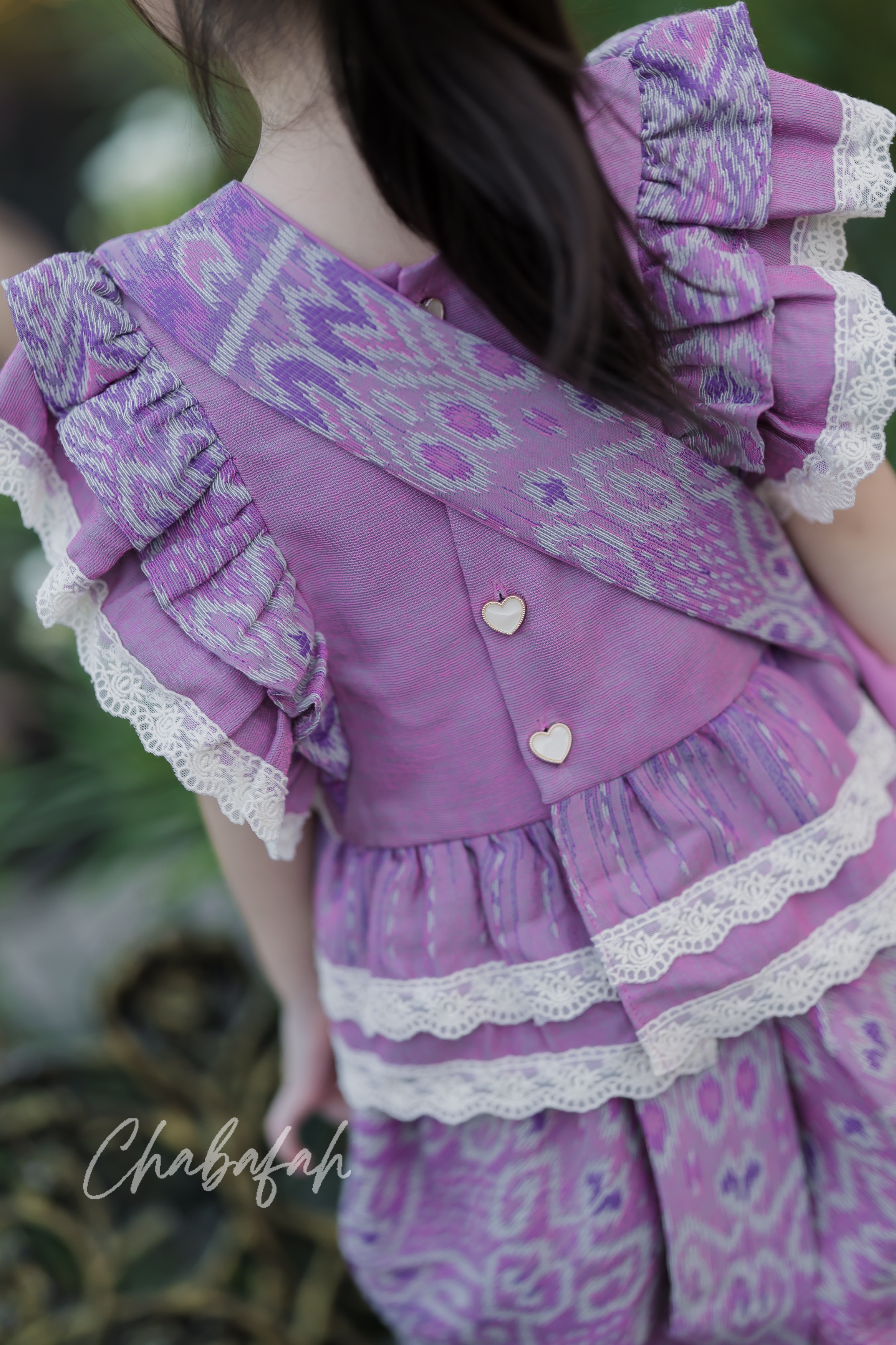 (เซต 4 ชิ้น) ชุดไทยแบรนด์ Chabafah รุ่น ศิรินภา สีชมพูกลีบบัว