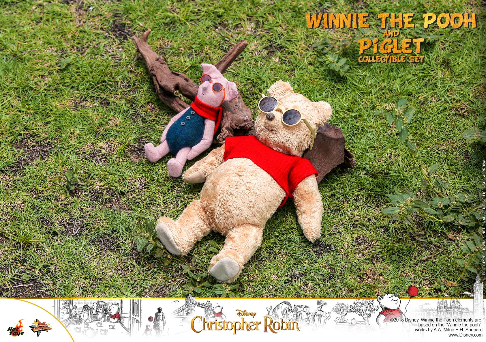 Hot Toys MMS503 CHRISTOPHER ROBIN - WINNIE THE POOH AND PIGLET