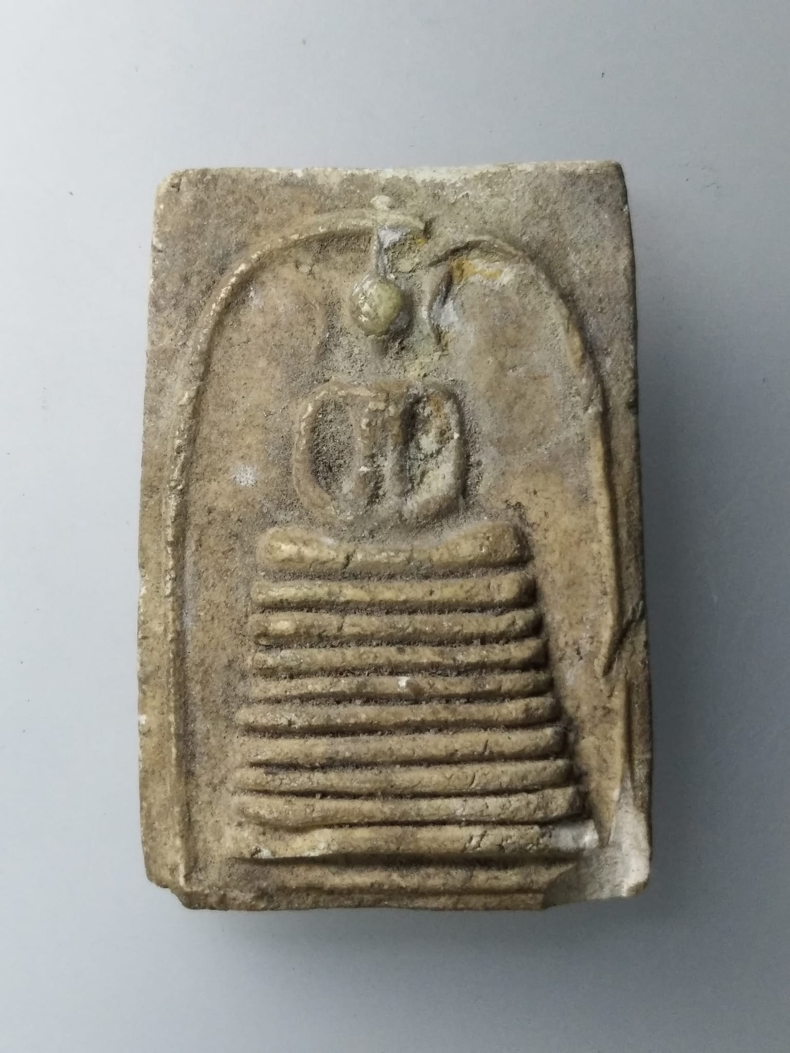 G795 พระสมเด็จเสาร์ห้า อาจารย์แก้ว มณีงาม รุ่น 1 วัดชิโนรส กรุงเทพมหานคร ปี 2512 หลวงพ่อกวยปลุกเสก