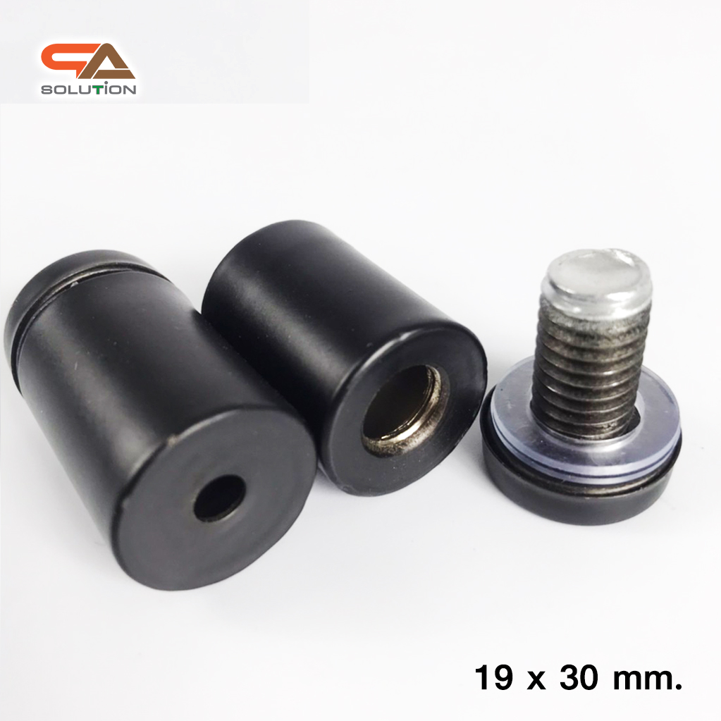 หมุดลอยสแตนเลส สีดำ ยึดกรอบภาพอะคริลิค หรือหมุดยึดกระจก (สั่งขั้นต่ำ 12 ตัว)