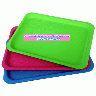 P05611 ถาดเสริ์ฟเหลี่ยม สีหวาน (29*40*1.8cm) 521/1 (ราคาส่งต่อ 1 โหล: 12 ใบ)