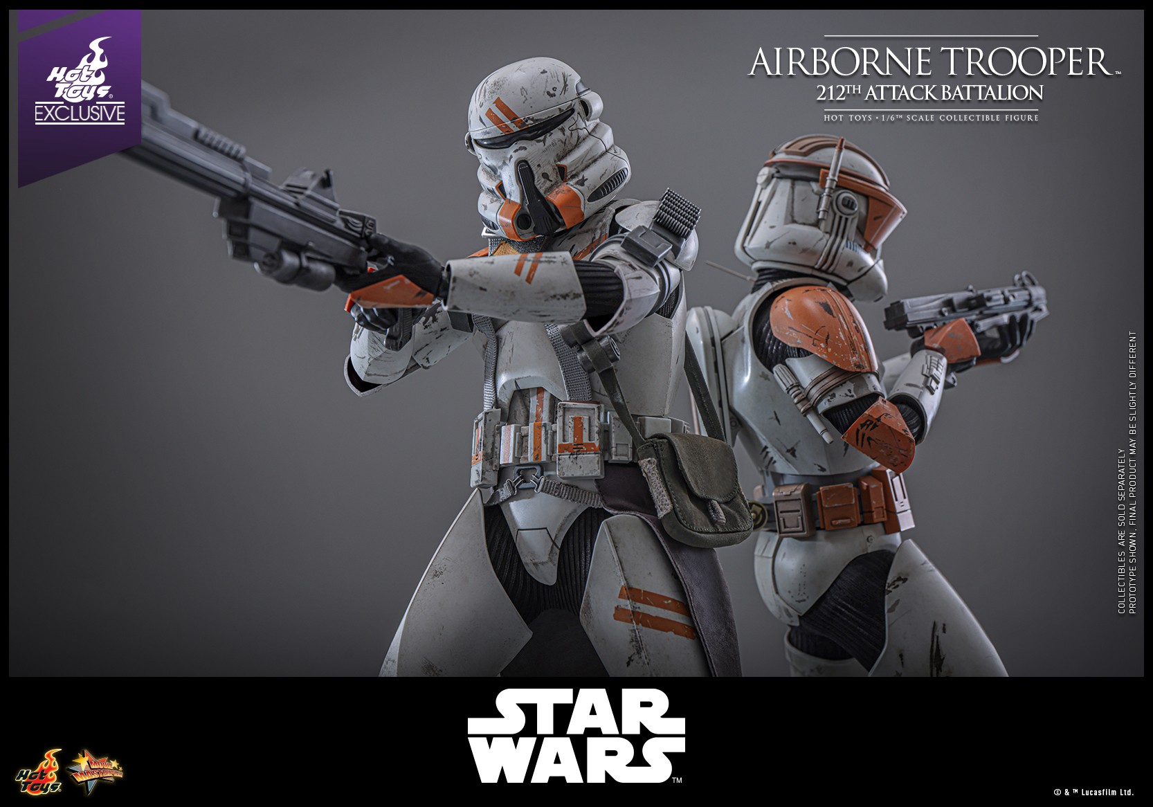 Hot Toys MMS794 Star Wars: Episode III Revenge of the Sith - Airborne Trooper (212th Attack Battalion) [Hot Toys Exclusive]