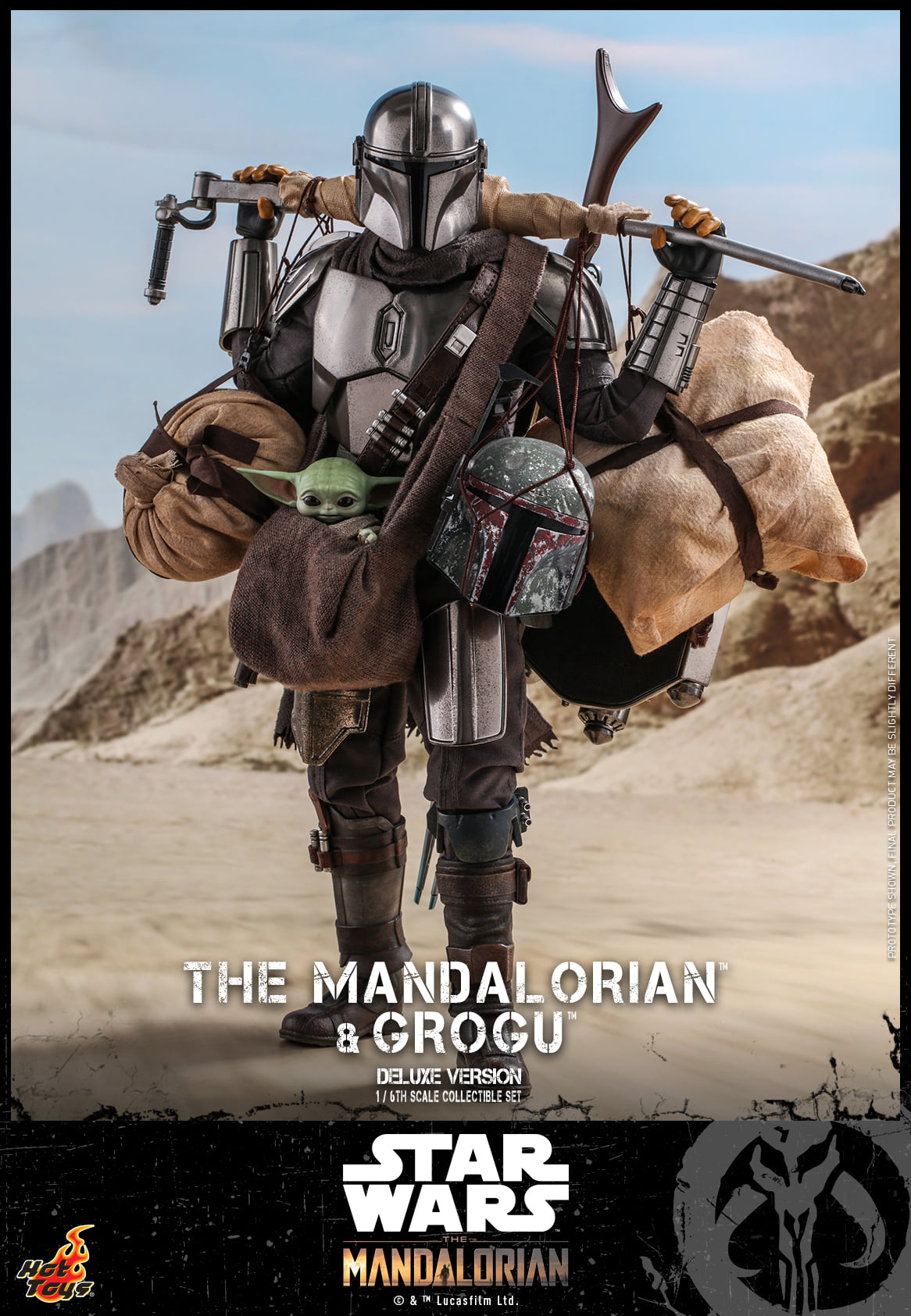 Hot Toys TMS052 1/6 Star Wars: The Mandalorian™ - The Mandalorian™ and Grogu™ (Deluxe Version)