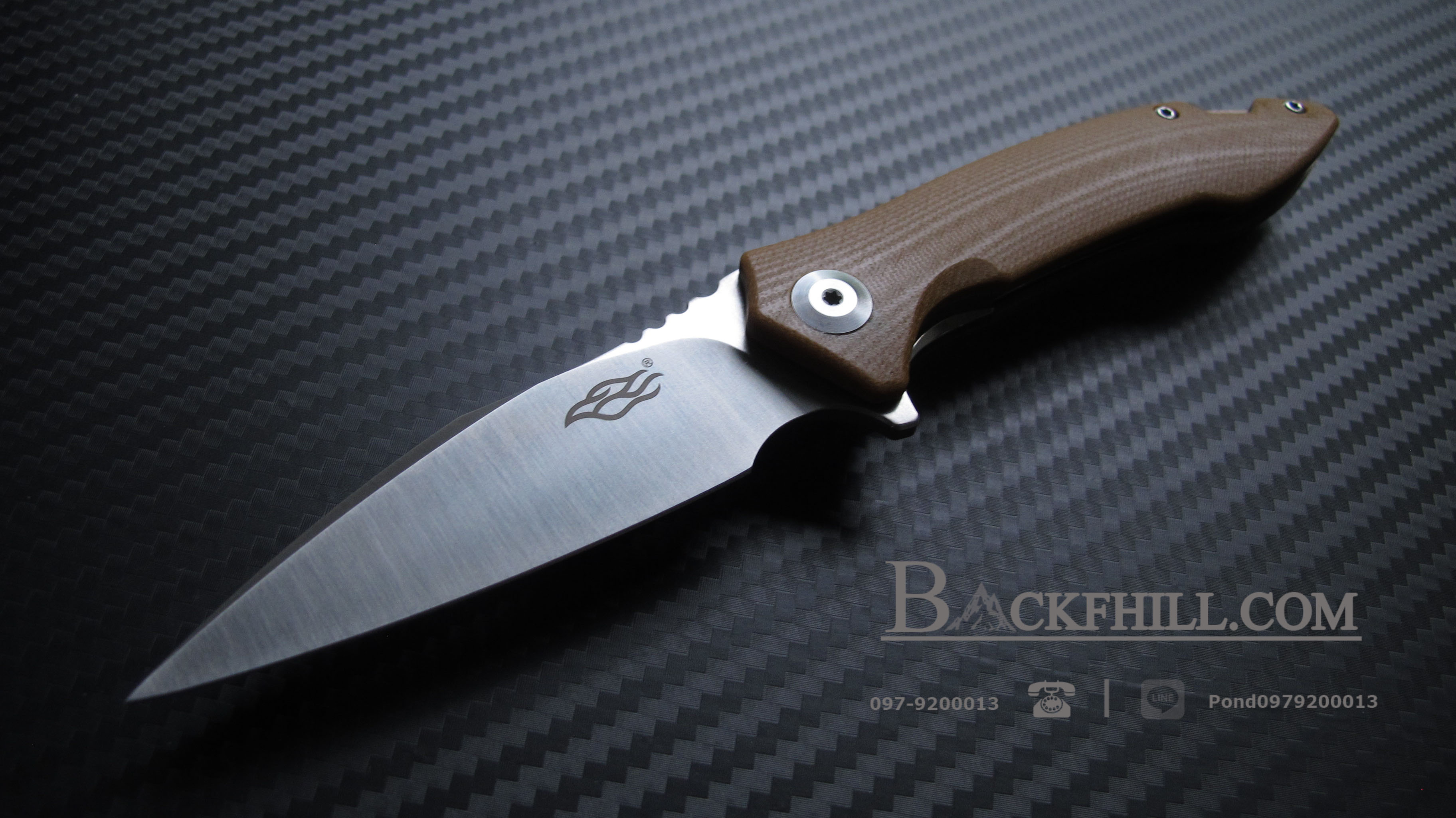 มีดพับ Ganzo กานโซ่ รุ่น FH51-BR / D2 Steel / ของแท้ 100%