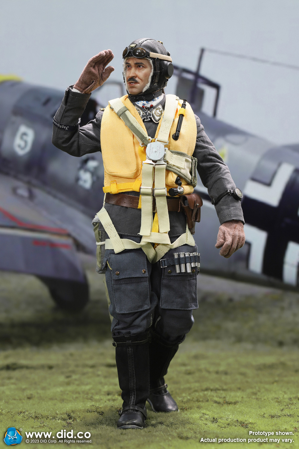 DID D80165 1/6 WWII German Luftwaffe Ace Pilot - Adolf Galland