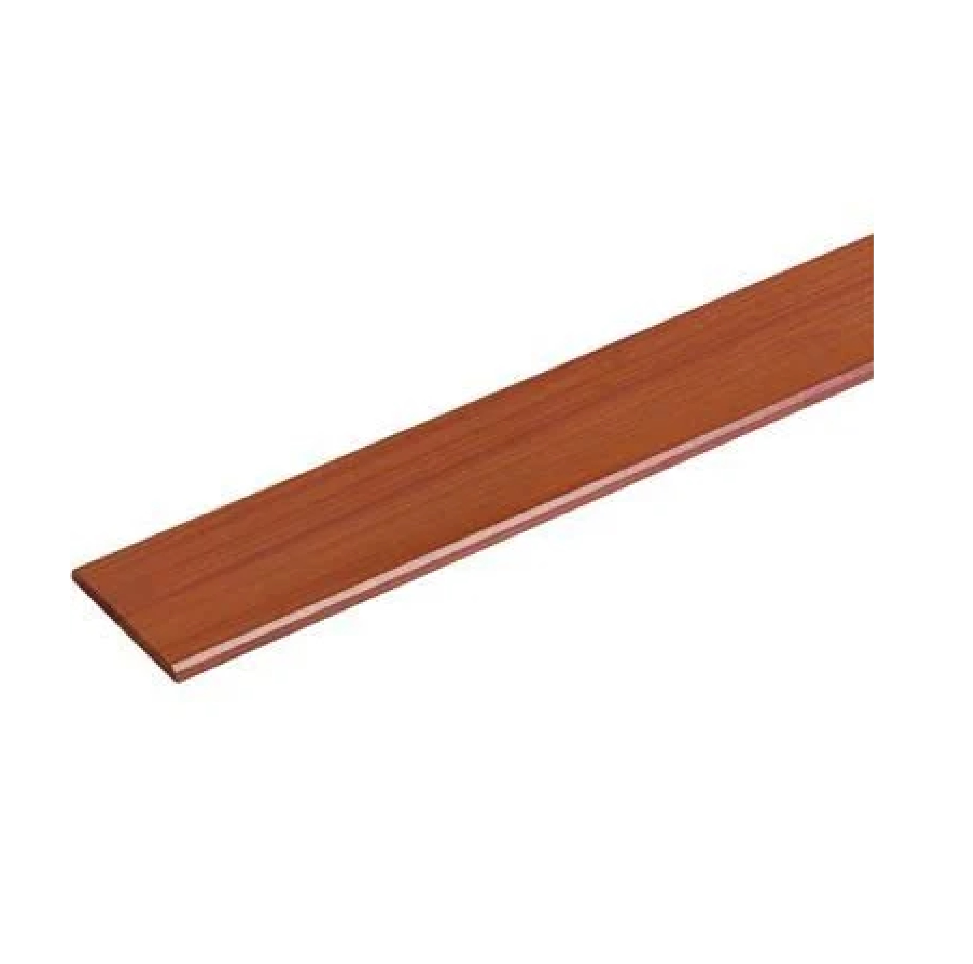 ระแนงลบมุม ตราเพชร ขนาด 7.5 x 300 x 0.8 ซม. น้ำตาลเบอร์รี