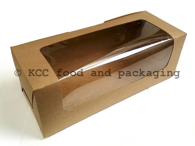 KB16 - กล่องเค้กโรลใหญ่ + ถาด (10ใบ) - Ido