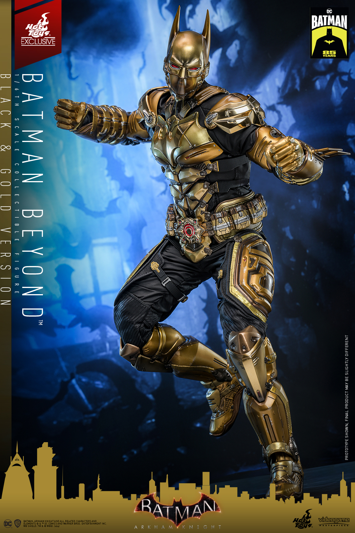 Hot Toys VGM64 Batman: Arkham Knight - Batman Beyond (Black & Gold Version) [Hot Toys Exclusive]
