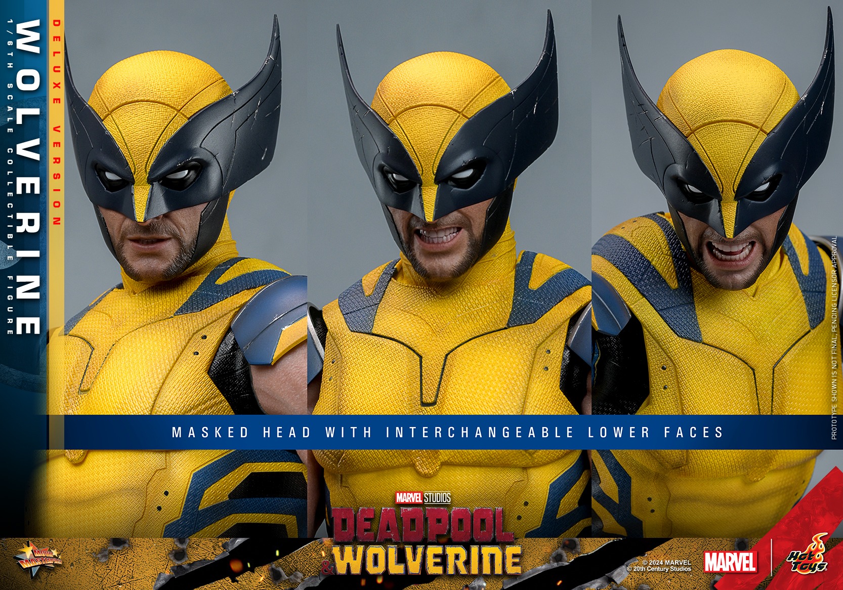 Hot Toys MMS754 Deadpool & Wolverine - Wolverine (Deluxe Version)
