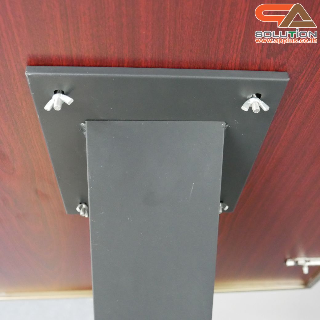 เช่าโปสเตอร์สแตนสีทอง ขนาด A1 โชว์งานพิมพ์ 1 ด้าน ฐานเสริมหิน มั่นคง