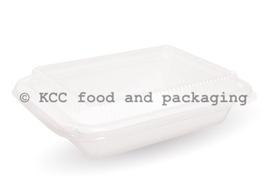 กล่องอาหาร ไฮบริดกระดาษ HB001 บรรจุ 650 ml. (25ใบ)