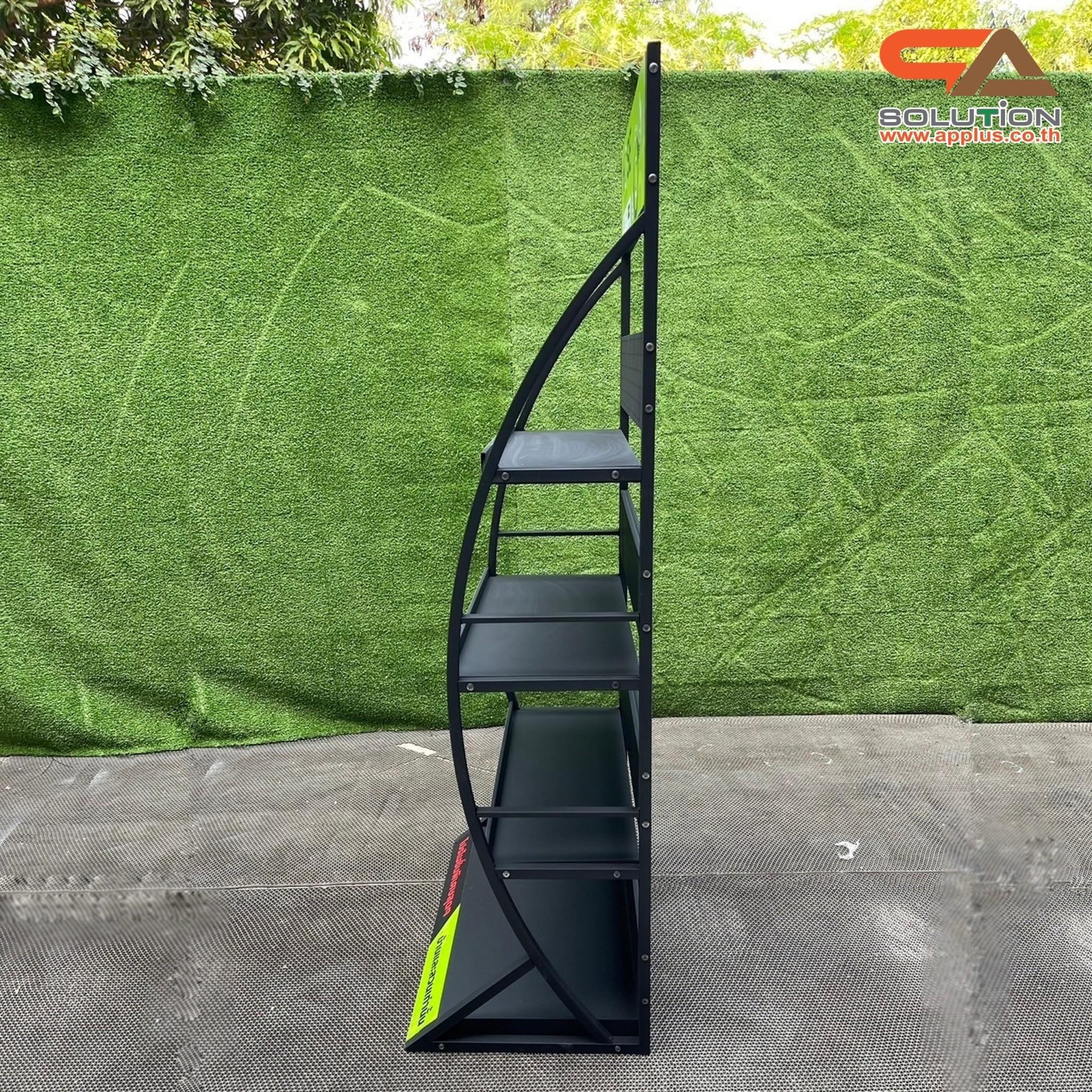 ชั้นวางสินค้าเหล็ก 4ชั้น สีดำขนาด(W)70 x (D)45 x (H)170 cm.(ถอดประกอบได้) แข็งแรง รับน้ำหนักได้ดี