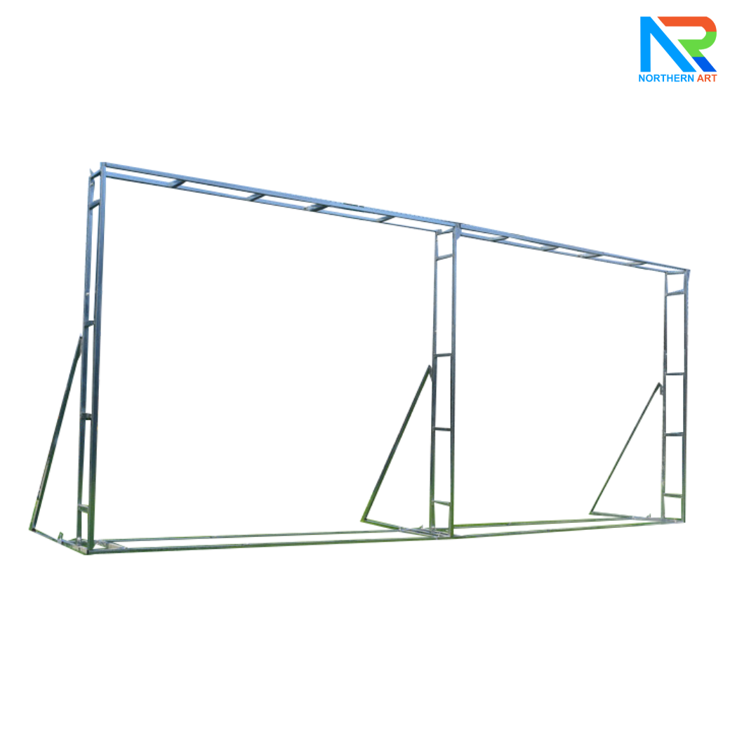 เช่าแบคดรอบไวนิล ขนาด (W)310-600 x (H)200-300 cm. โครงเหล็กพร้อมขาค้ำยัน เหมาะกับงานภายนอกอาคาร
